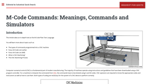 IQS Directory - M-Code Commands Guide