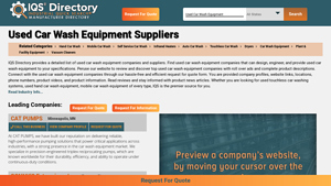 IQS Directory - Used Car Wash Equipment