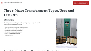IQS Directory - Three-Phase Transformers