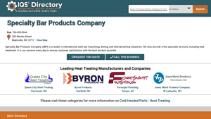 IQS Directory - Specialty Bar Products
