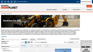 IronPlanet - Backhoe Loaders