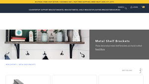 IronSupports - Designer Metal Shelf Brackets