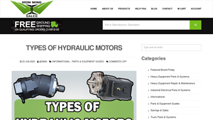 Iron Wing Sales - Hydraulic Motors