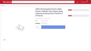 Ishtari - 230ml Rechargeable Electric Water Flosser