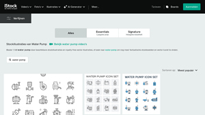 iStock - Water Pump Illustrations