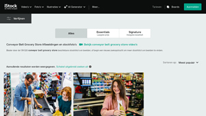 iStock - Conveyor Belt Grocery Store Images