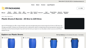 ITP Packaging - Plastic Drums & Barrels