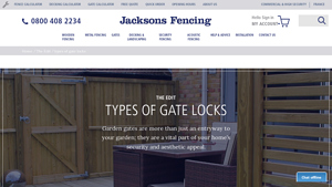 Jackson's Fencing - Garden Gate Locks & Latches