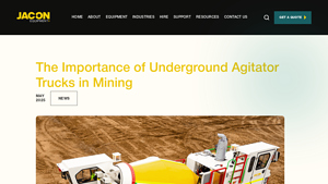 Jacone Equipment - Underground Agitator Trucks