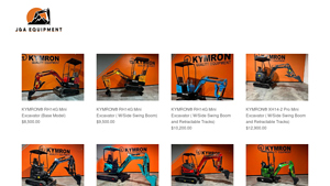 JA Equipment - KYMRON® RH14G Mini Excavator