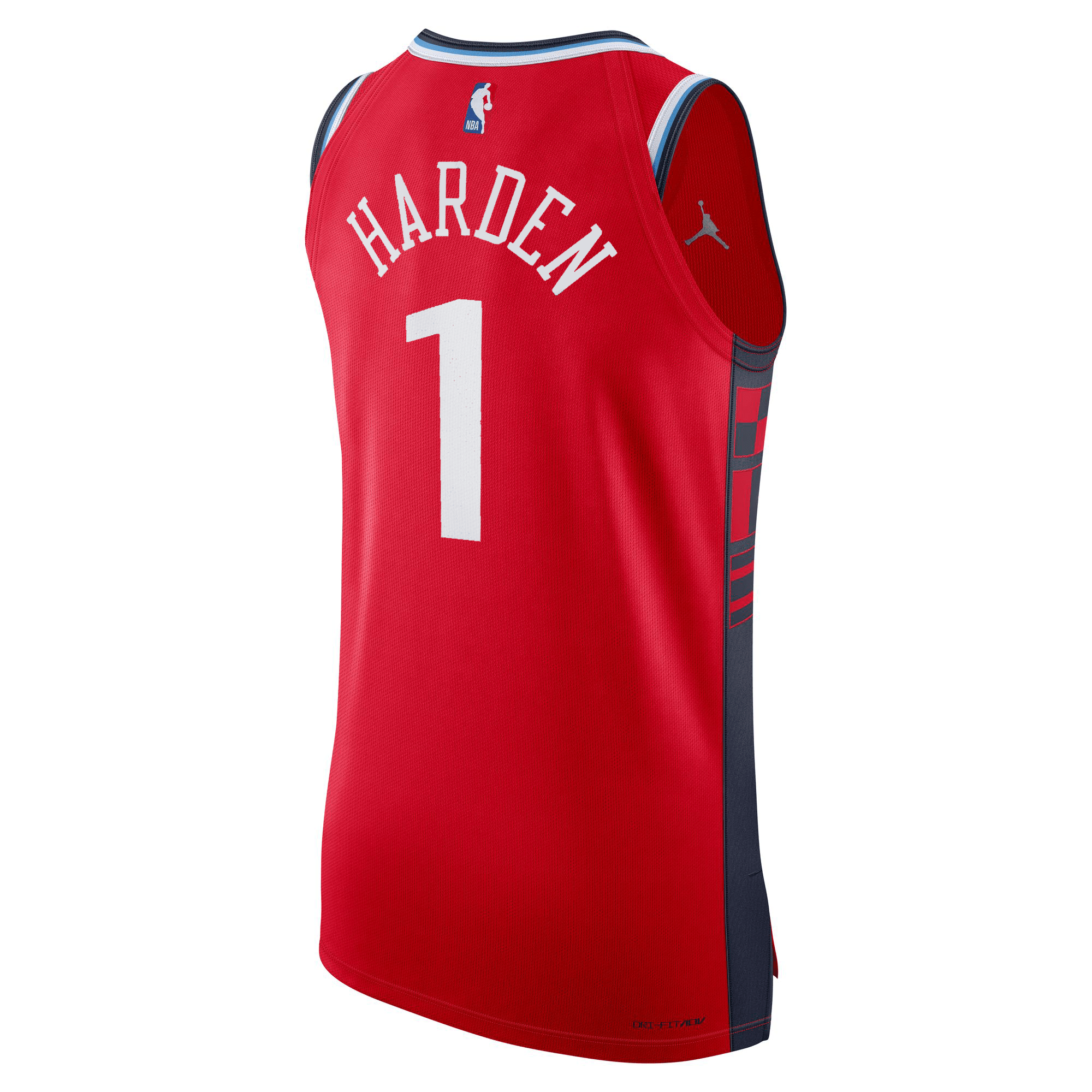 An application scenario or product detail of james harden stitched jersey - Image 4
