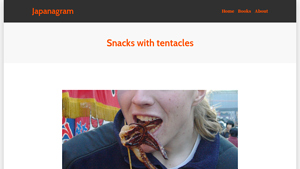 Japanagram - Squid Snacks