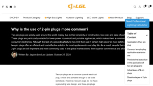 JCLGL - Two-Pin Plugs