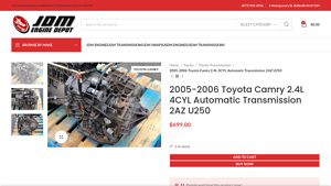 JDM Engine Depot - 2005-2006 Toyota Camry Automatic Transmission