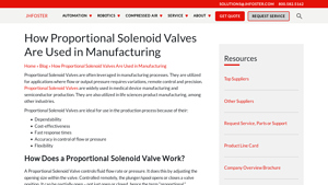 JHFoster - Proportional Solenoid Valves