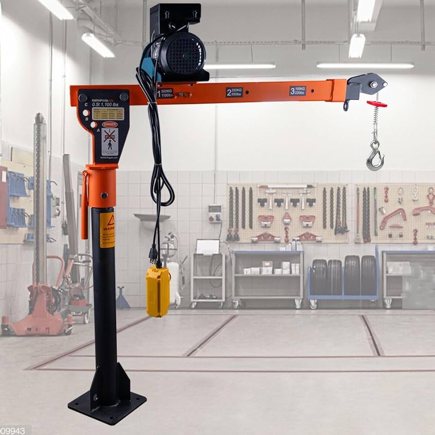 An application scenario or product detail of jib crane and hoist - Image 2