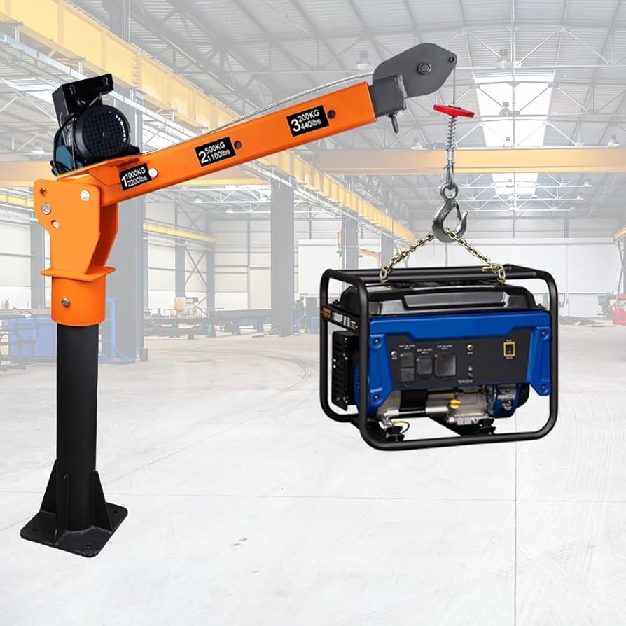 An application scenario or product detail of jib crane and hoist - Image 7