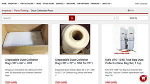 John G. Weber - Disposable Dust Collector Bags