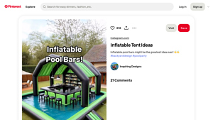 Pinterest - Inflatable Pool Bars