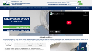 JR Boone - Rotary Drum Mixers