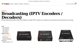JTech Digital - 1080P 60Hz HDMI H.264 IPTV Encoder