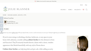 Julie Blanner - Metal Cabinet Latches