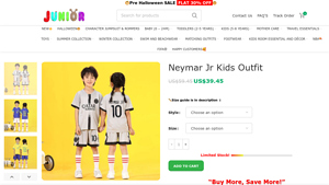 Junior Haul - Neymar Jr Kids Outfit