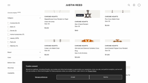 Justin Reed - Chrome Hearts Jewelry