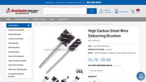 Justman - High Carbon Steel Wire Deburring Brushes