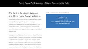 A&A Carriage & Wheel - Easy Enter Road Cart