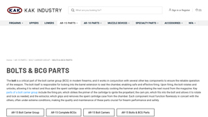 KAK Industry - Premium AR-15 Bolts and BCG Parts