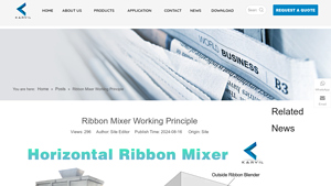 Karvil - Ribbon Mixer