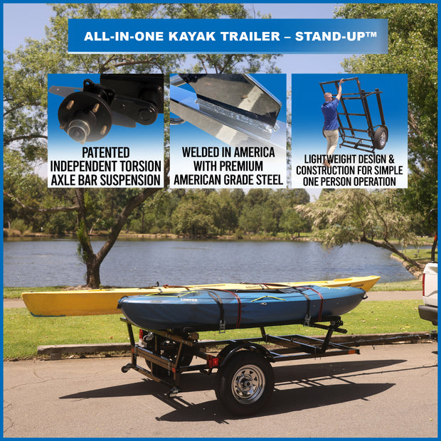 Featured image for the kayak trailer under $800 guide