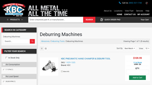 KBC - Pneumatic Hand Chamfer & Deburr Tool