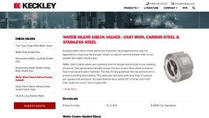 Keckley - Wafer Silent Check Valves