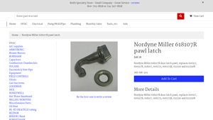 Nordyne - Miller 618107R Door Latch Pawl