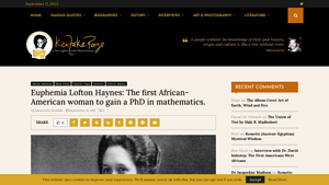 Kentake Page - Celebrating Euphemia Lofton Haynes