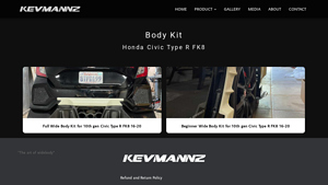 Kevmann - Honda Civic Type R FK8 Body Kit