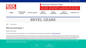 KHK - Bevel Gears