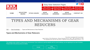 KHK Gears - Gear Reducers