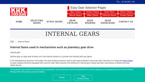 KHK - Internal Gears