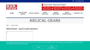 KHK Gears - Helical Gears