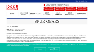 KHK Gears - Spur Gear Solutions