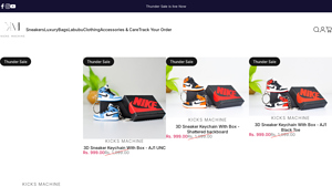 Kicks Machine - 3D Sneaker Keychain