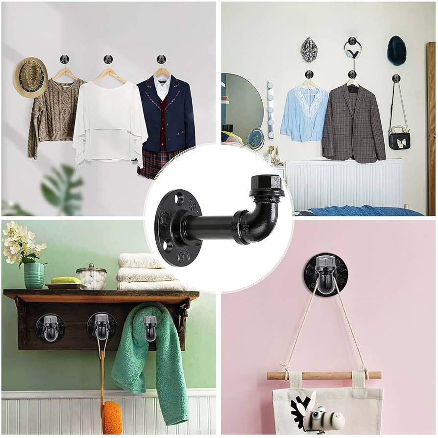 An application scenario or product detail of kimona pole hanger metal hook - Image 13