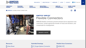 Kinetics Noise - KINFLEX Flexible Connectors