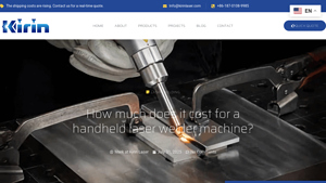 Kirin Laser - Handheld Laser Welding Machines