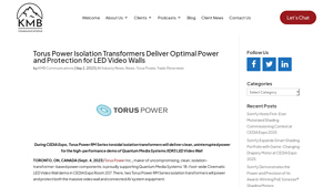 KMBComm - Torus Power RM Series Transformers
