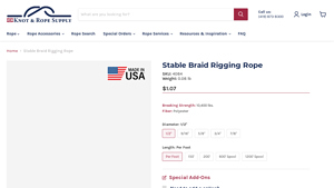 Knot and Rope - Stable Braid Rigging Rope