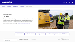 Komatsu - Small Dozers